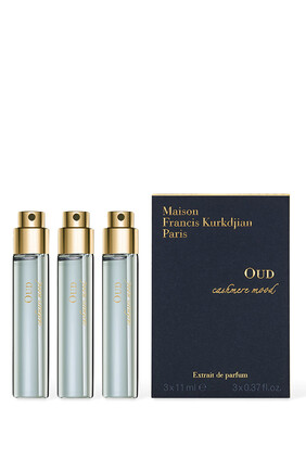 Oud Cashmere Mood Extrait de Parfum Refills, 3 x 11ml